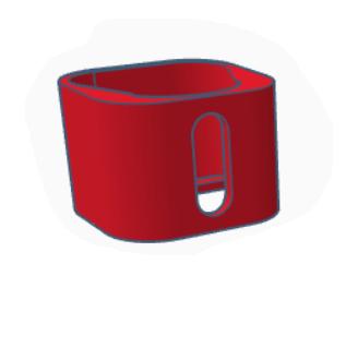 Batteriholder til Milwaukee M12 – Rød | Dansk 3D Print