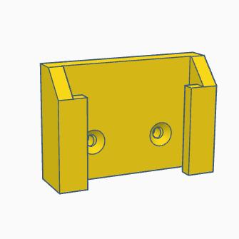 Batteriholder Falke - Gul