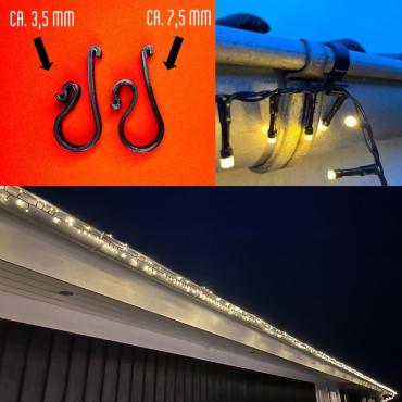 Stor lyskæde klips (7.5mm)